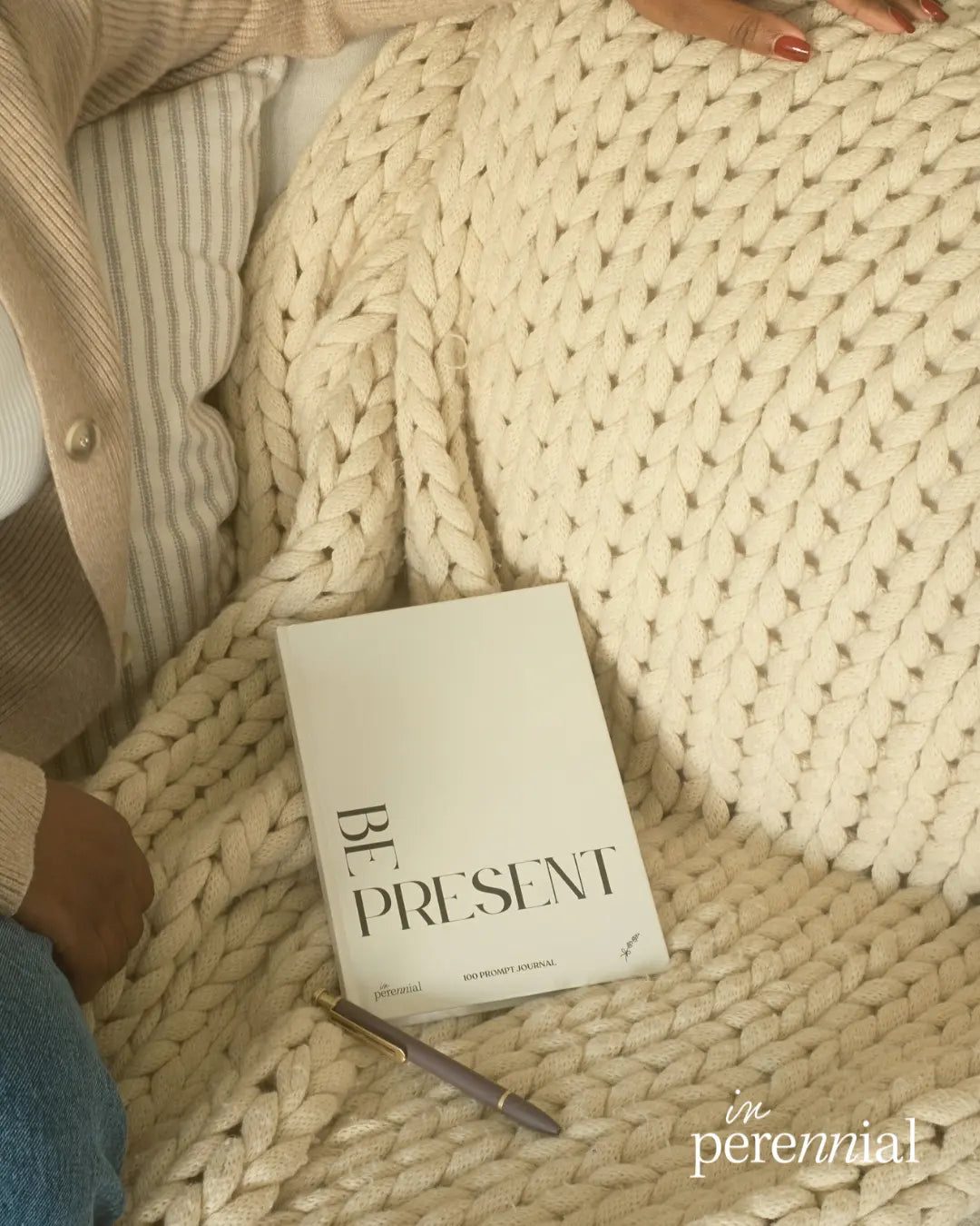 Be Present - 100 Guided Prompt Journal in Perennial