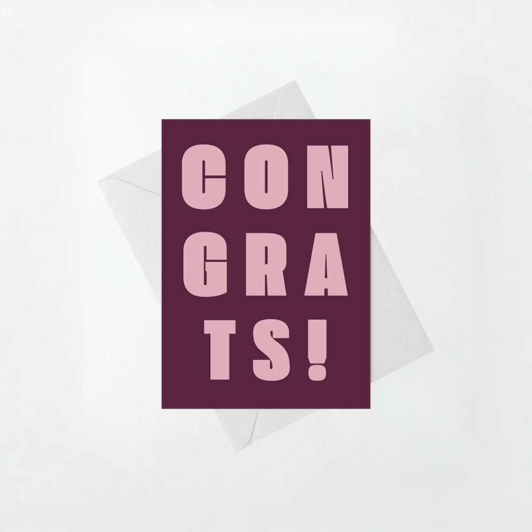 Congrats! - Congratulations Card