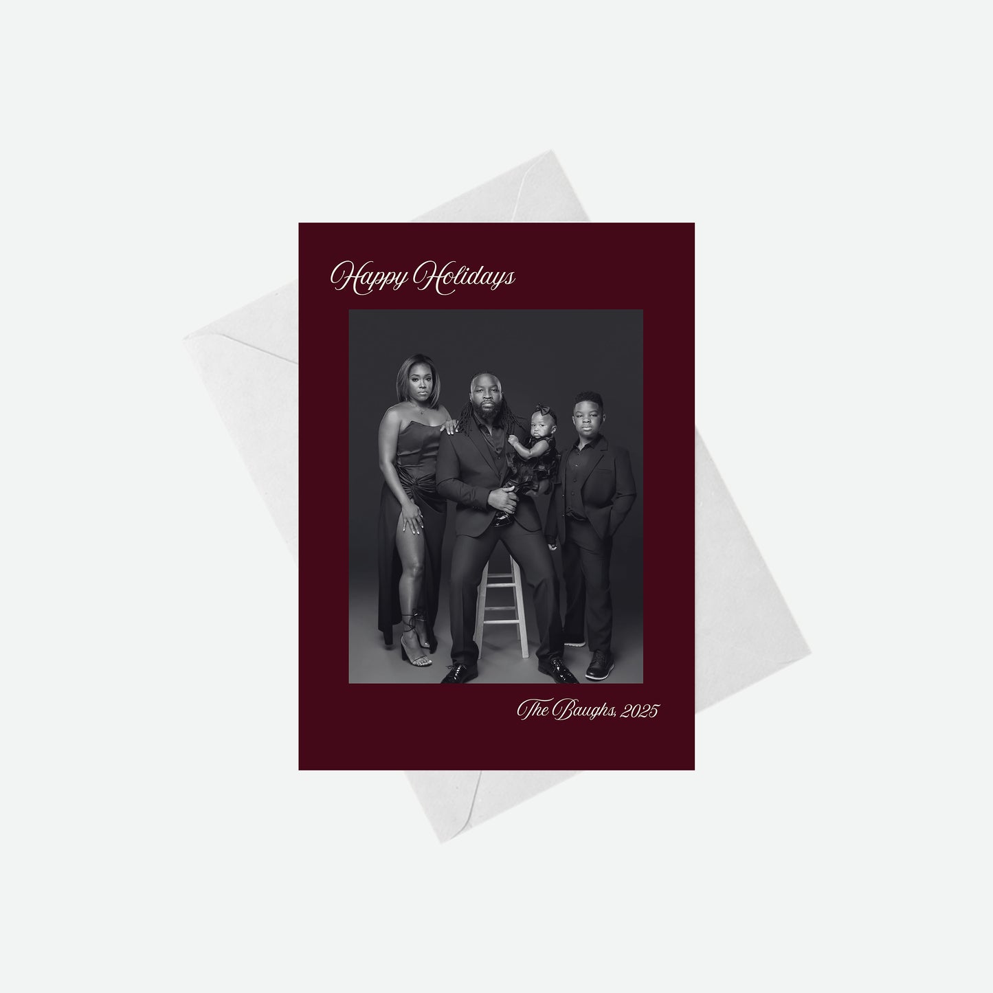 Happy Holidays Photo - Card Set