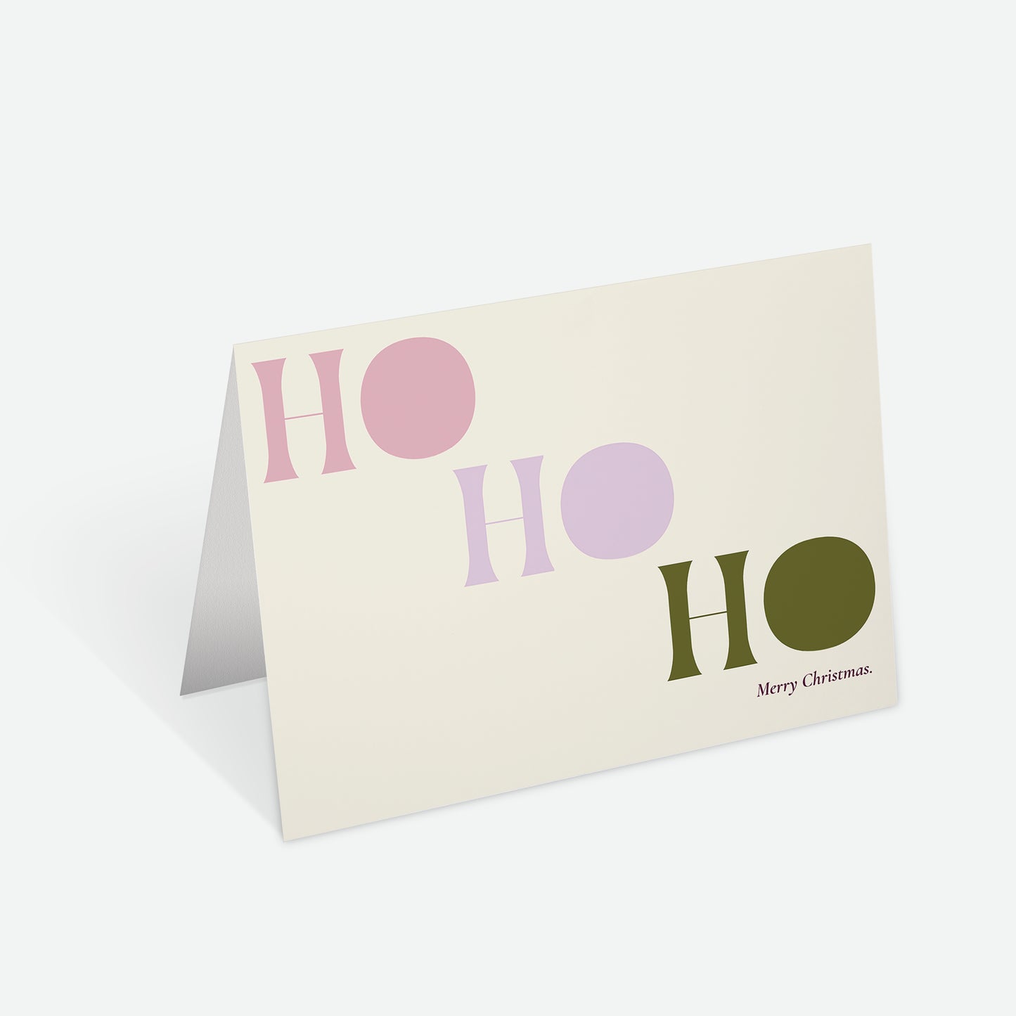 HO HO HO - Holiday Card