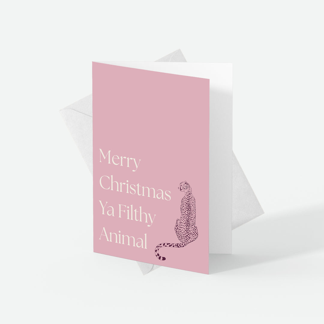 Merry Christmas Ya Filthy Animal - Holiday Card