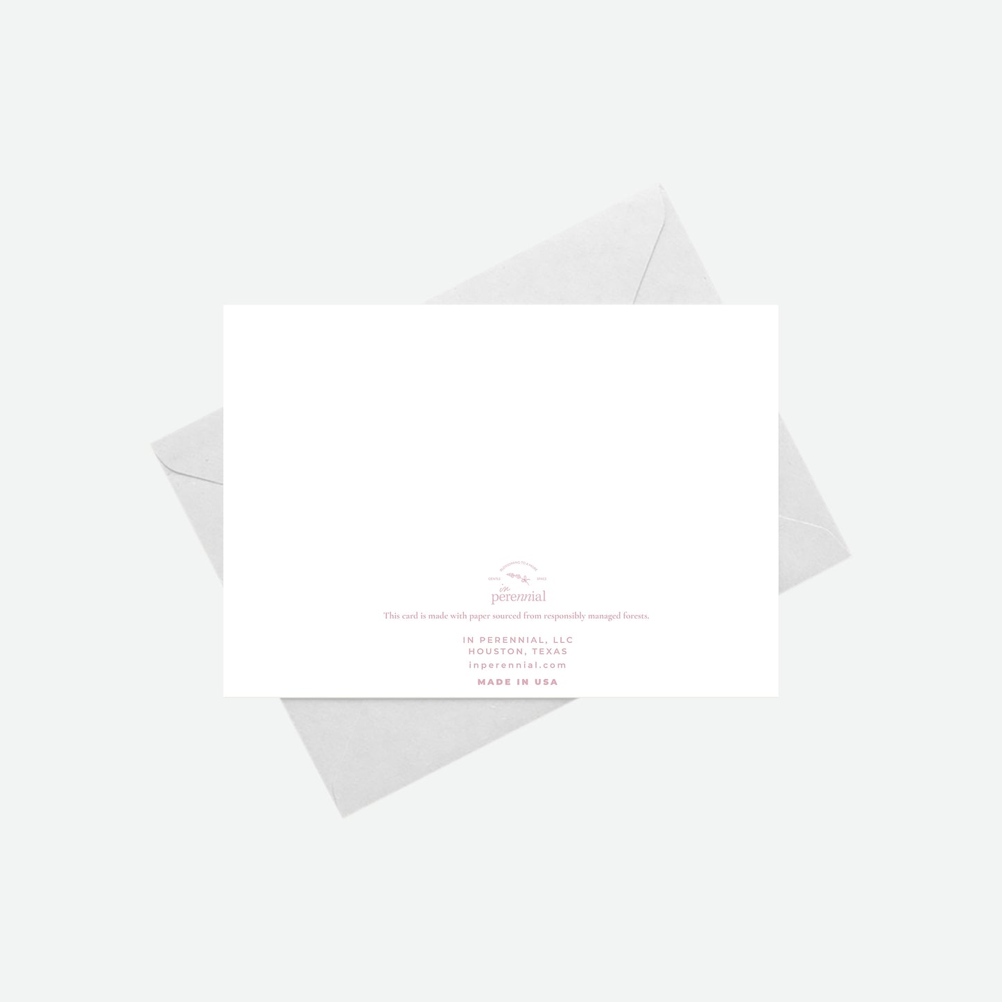 HO HO HO - Holiday Card in Perennial