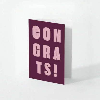 Congrats! - Congratulations Card