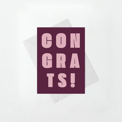 Congrats! - Congratulations Card