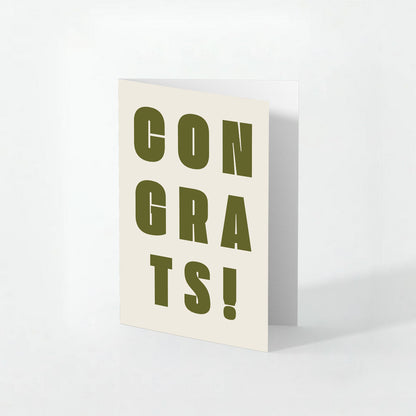 Congrats! - Congratulations Card