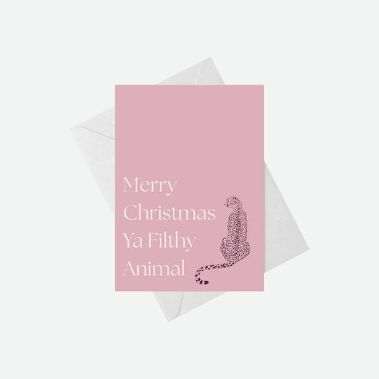 Merry Christmas Ya Filthy Animal - Holiday Card