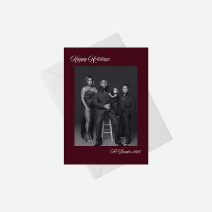 Happy Holidays Photo - Card Set
