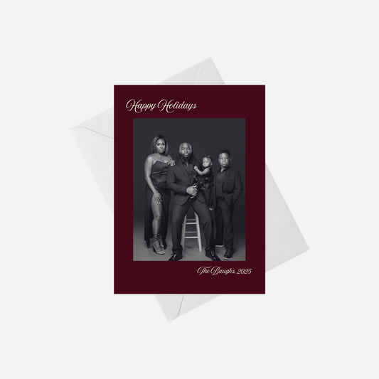 Happy Holidays Photo - Card Set