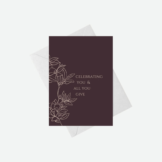 Celebrating You - Mother's Day Card