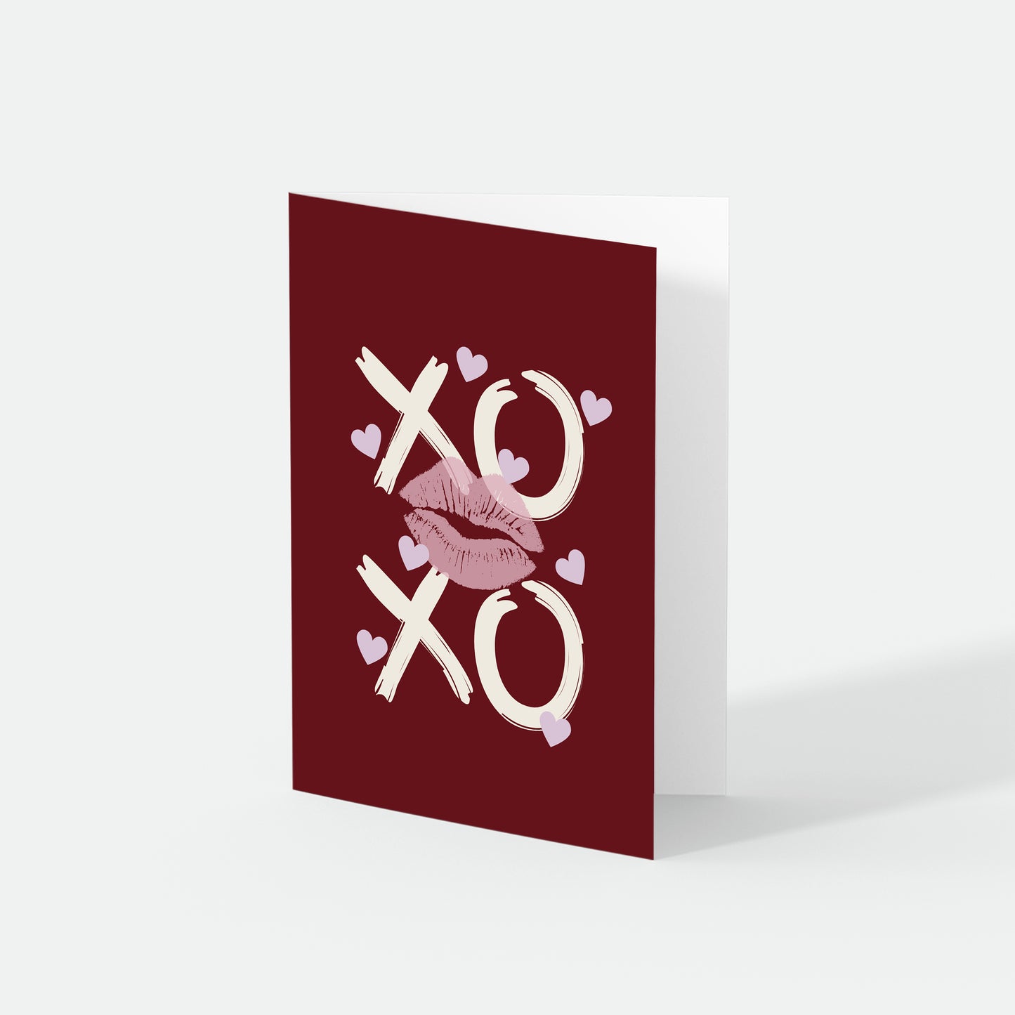 XOXO (Kisses and Hugs) - Valentine's Day Card